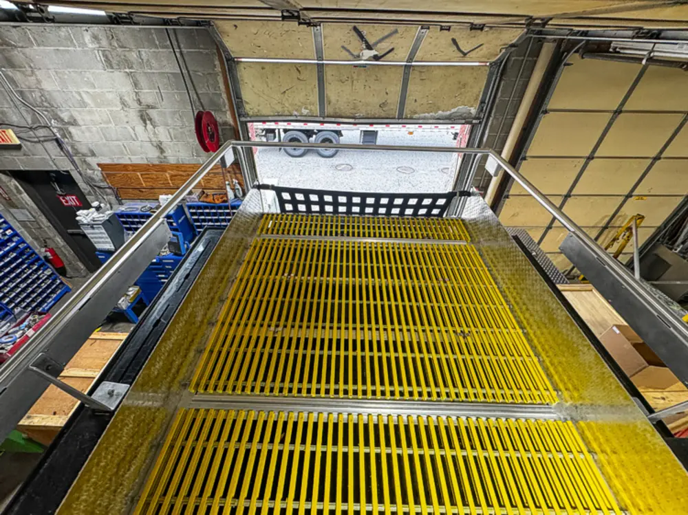 Apparatus in production bay with hood open, photo 31 of 303.
